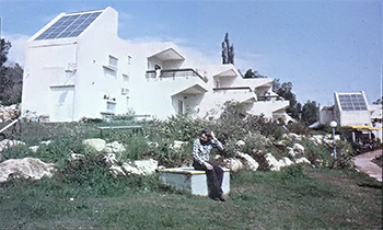 Sun-powered houses on an Israeli kibbutz.
